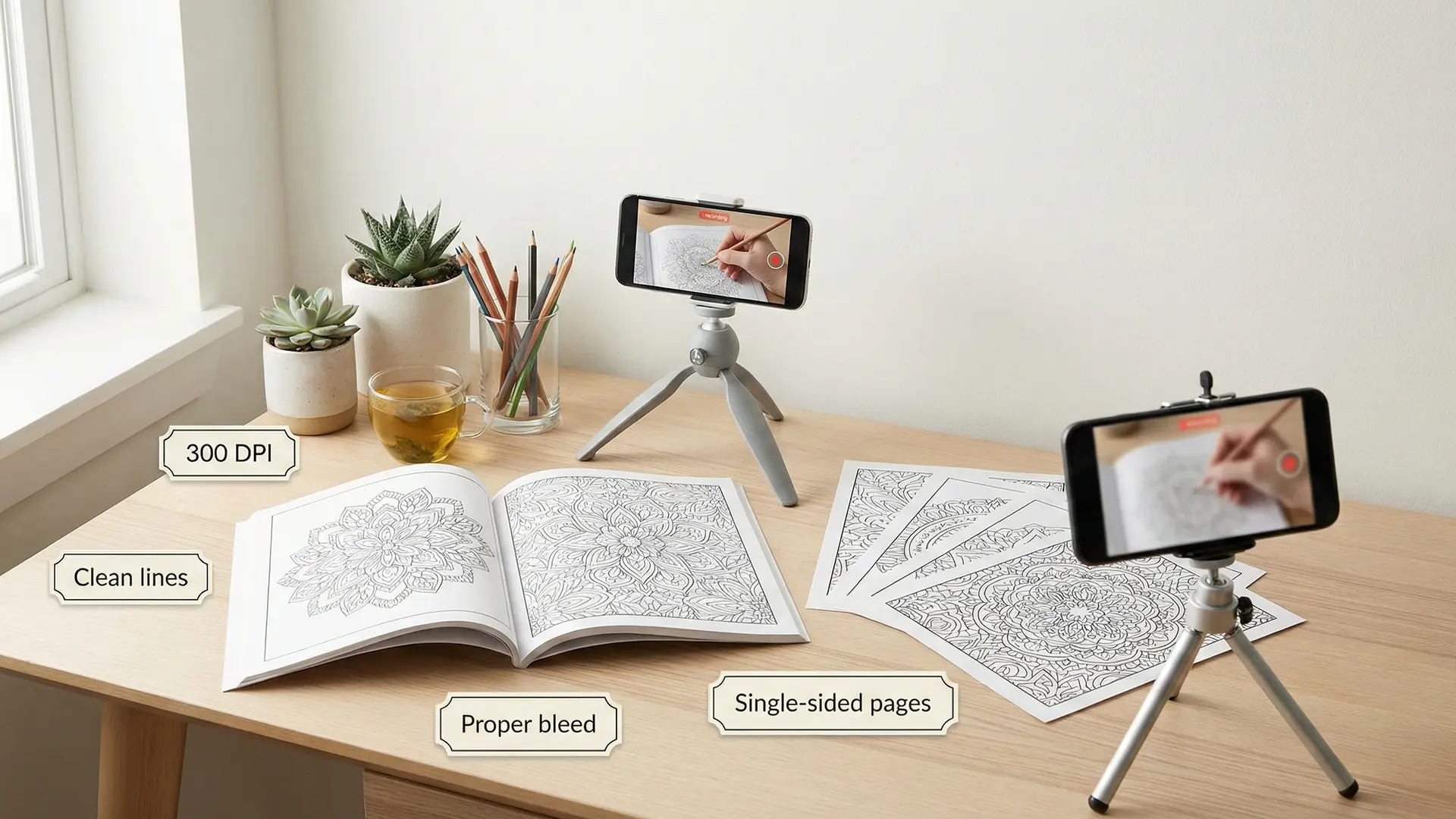 60 FPS Coloring Videos for Shorts: Capture, Edit & Export Settings